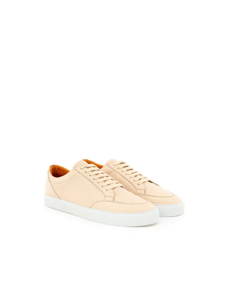 Sneakersy Burberry skórzane różowe