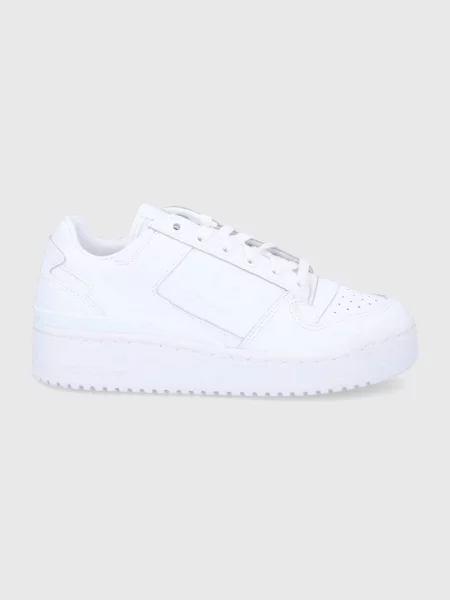Botine Adidas Originals din piele alb