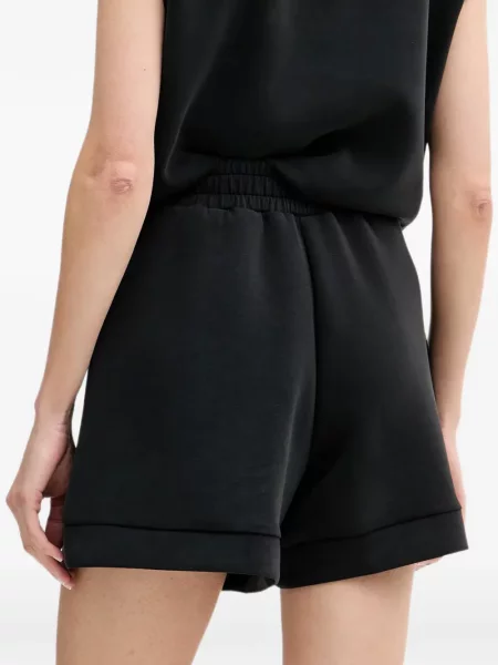 Шорти Guess с автограф с връзки черно