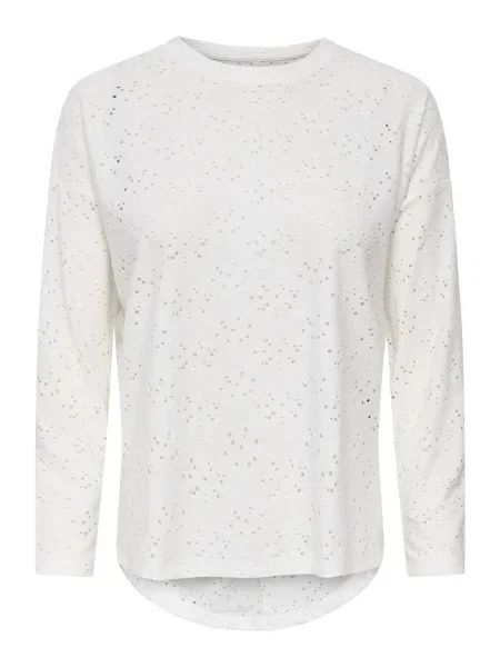 ONLY Tricou ONLSMILLA' alb