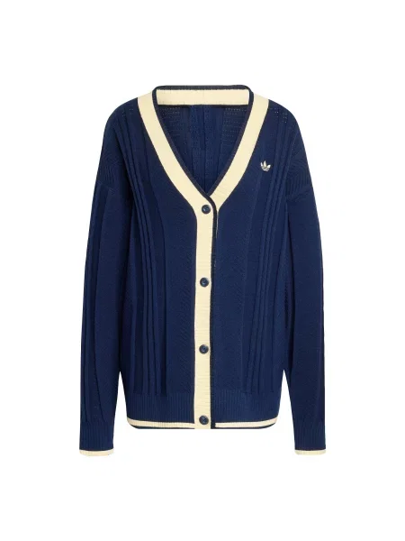 ADIDAS ORIGINALS Kardigan / tmavě modrá béžová