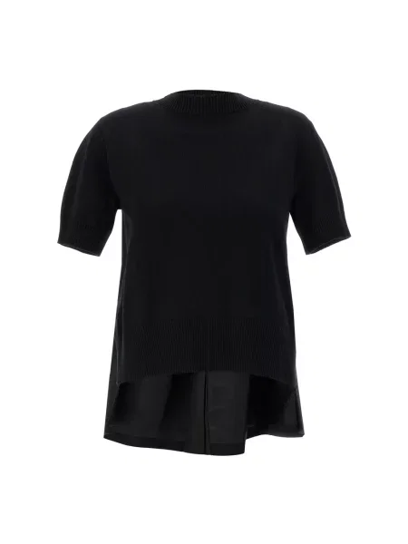 Sweter Sacai czarny