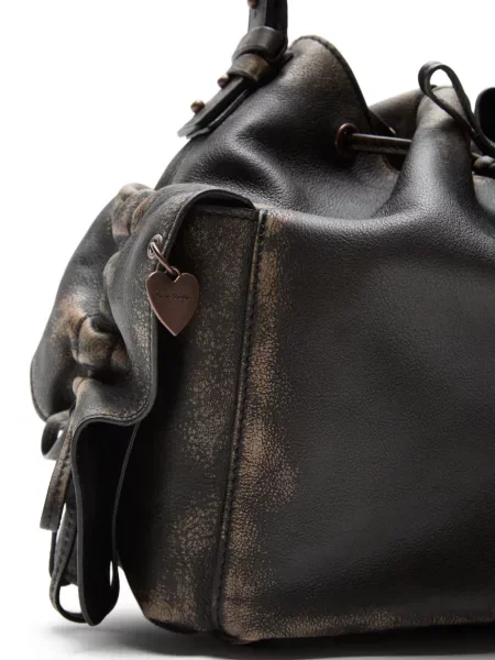 Șnur de strângere geantă de mână Acne Studios maro