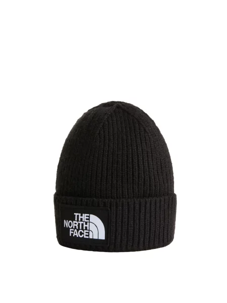 THE NORTH FACE Căciulă BABY LOGO BOX BEANIE' alb