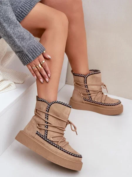 Офицерки Ph2 бродирани на платформе кафяво