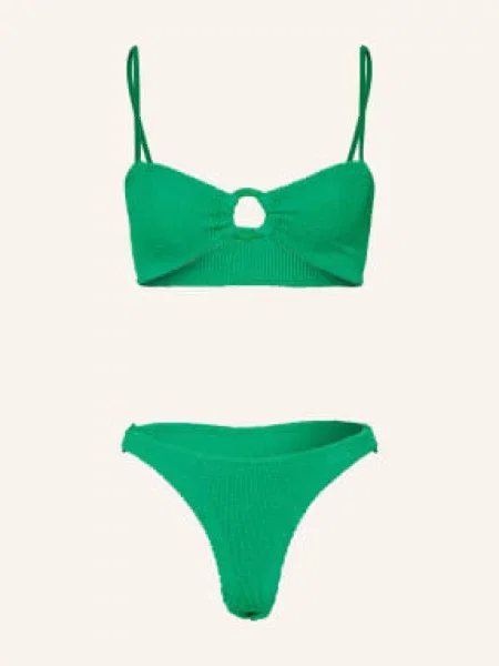 Hunza G Bikiny S Korzetem Misty zelená