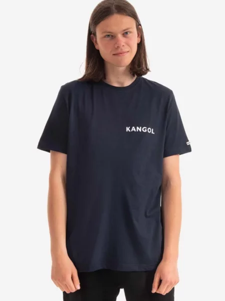 Тениска Kangol Heritage Basic с принт тъмносиньо