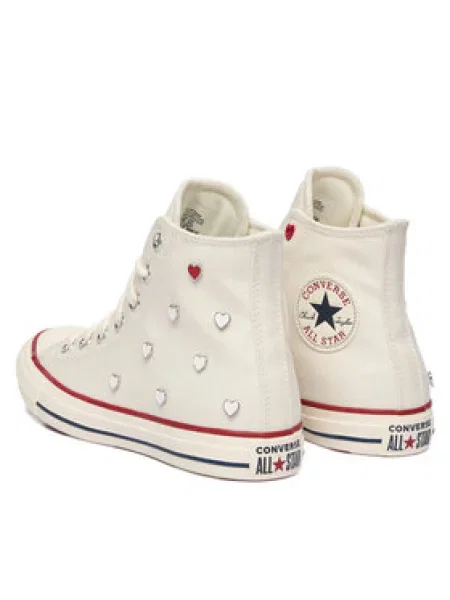 Plátěnky Converse Chuck Taylor All Star Hearts bílá