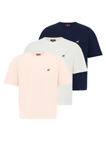 Williot Tričko noční / růžová / offwhite modrá