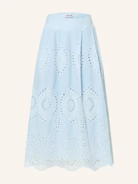 More & More Sukně Z Krajky S Otvory tmavě modrá bílá