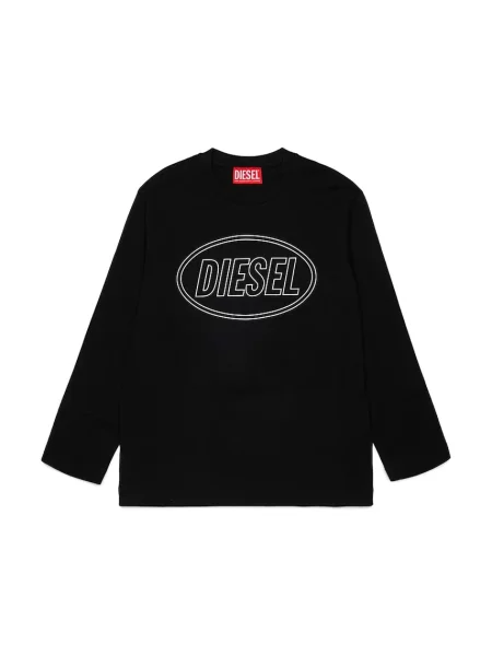 Diesel gyerek póló TCIRCLELS OVER T-SHIRT fekete