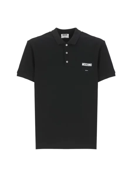 Koszulka polo Moschino czarna