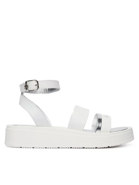 Basutės Calvin Klein Velcro Sandal D balta