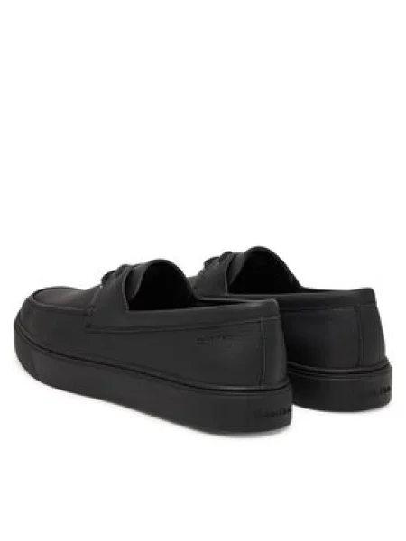 Calvin Klein Nizki čevlji Hybrid Clean Boat Shoe Lth črna