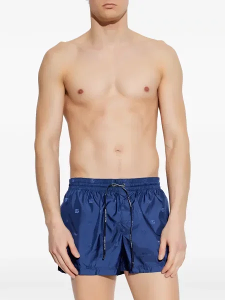 Slip de baie Dolce & Gabbana cu imagine albastru