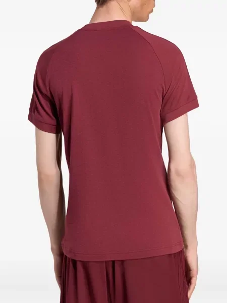 Риза Adidas с връзки на райета с дантела розово