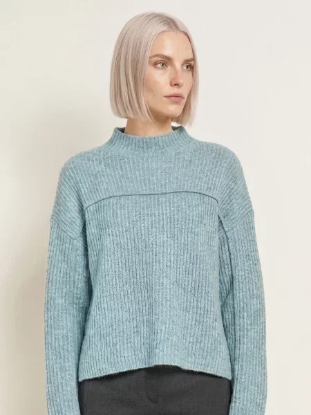Opus Sweter Poffa gruen niebieski