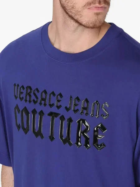 Tricou Versace Jeans Couture albastru