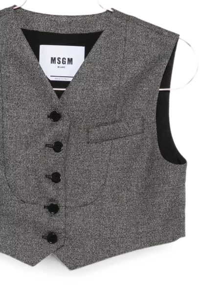 Decupat vestă Msgm gri