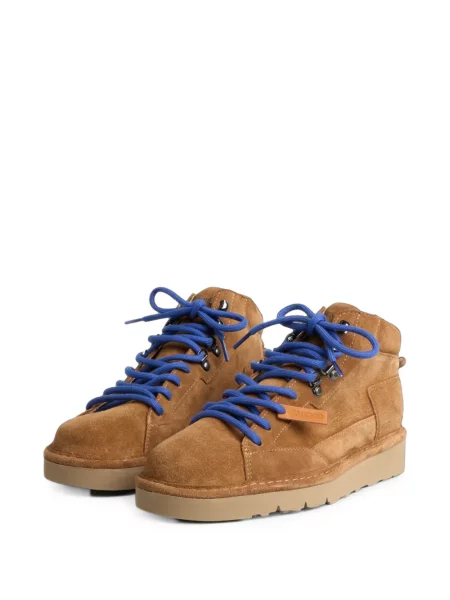 Fűzős csipkés sneaker Panchic barna