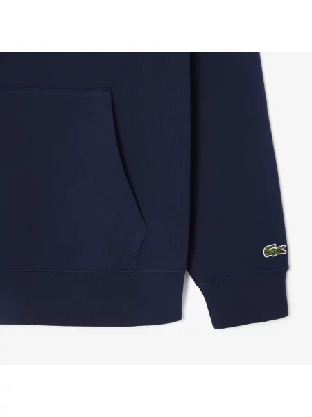 Lacoste Bluza Z Kapturem Z Tłoczonym Logo szary