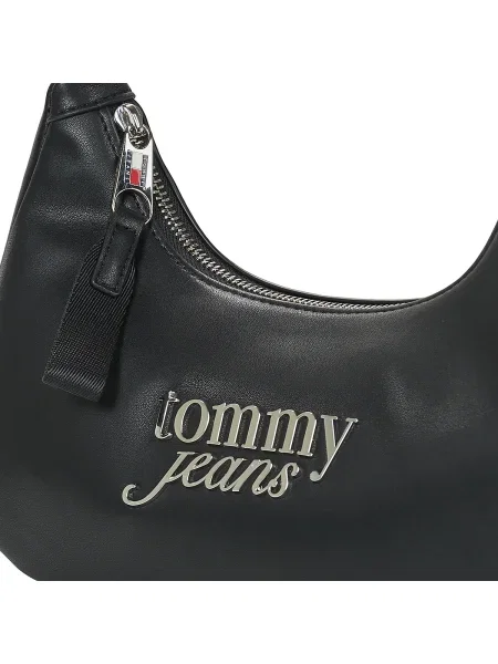 Kabelka Tommy Jeans Tjw Bold Script Shoulder Bag čierna
