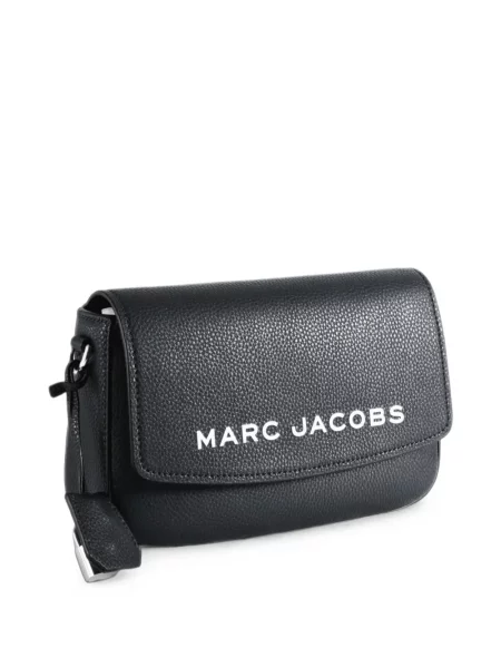 Geantă Marc Jacobs din piele cu imagine negru