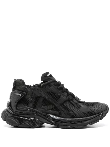 Haftowane sneakersy Balenciaga Runner czarne | Shopsy