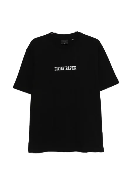 Tricou Daily Paper cu imagine negru