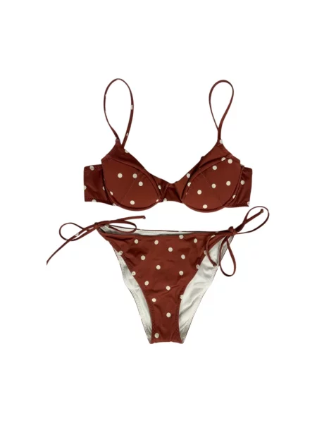 Strój kąpielowy Mc2 Saint Barth w grochy czerwony