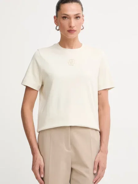BOSS tricou pentru femei din bej