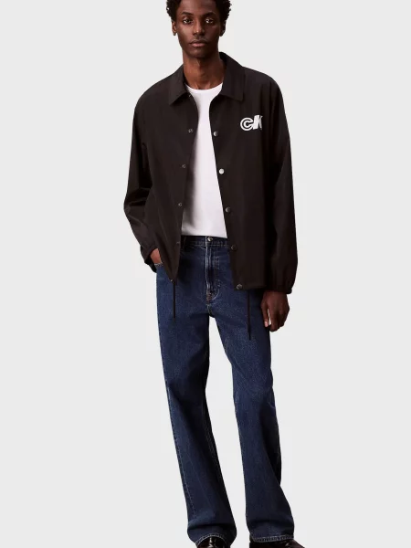 Джинсова куртка Calvin Klein Jeans чорна