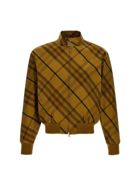 Haftowana kurtka Burberry brązowa