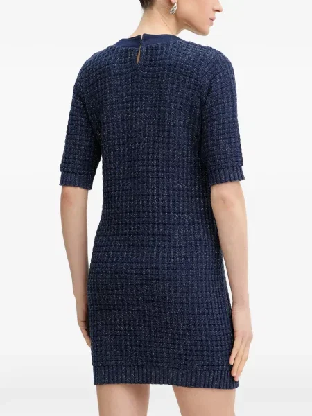Rochie mini Morgan tricotate albastru