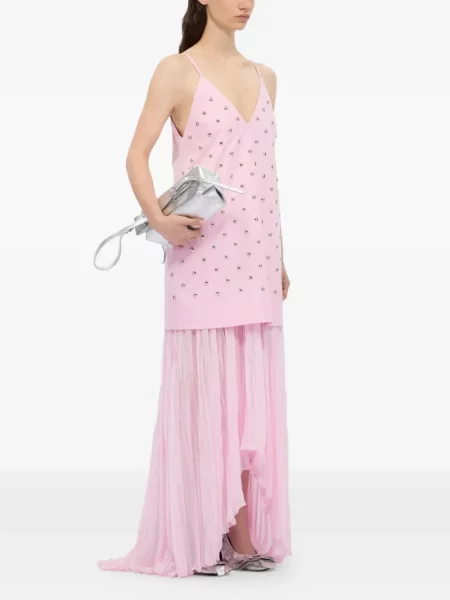 Rochie Msgm asimetrică cu tepi roz