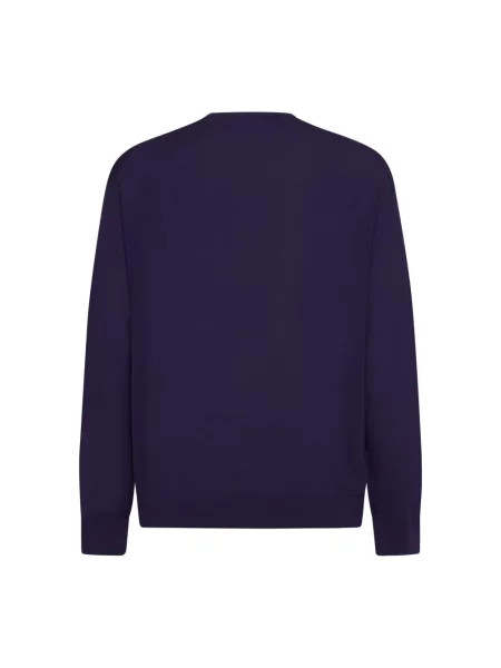 Sweter D4.0 wełniany fioletowy