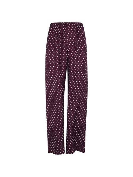Pantaloni Laura Urbinati cu buline violet