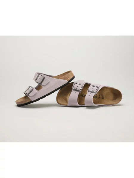 Замшевые шлепанцы Birkenstock