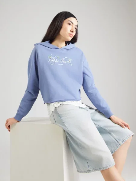 Geacă de blugi Pepe Jeans alb