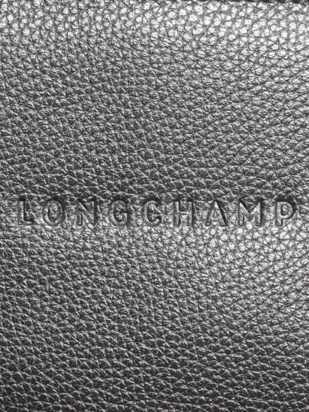 Geantă shopper Longchamp din piele negru