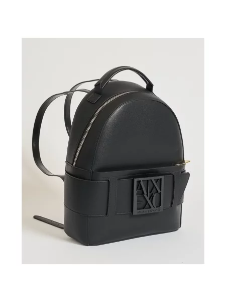 Armani Exchange plecak mały gładki czarny