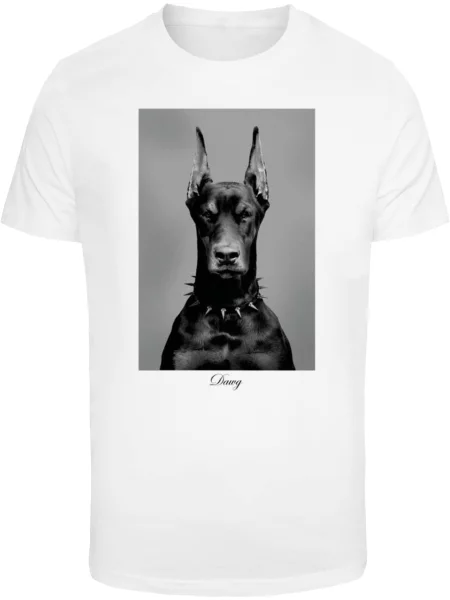 Mister Tee Póló Dawg szürke / fekete fehér