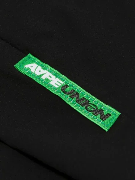Pantaloni scurți Aape By A Bathing Ape cu autograf negru