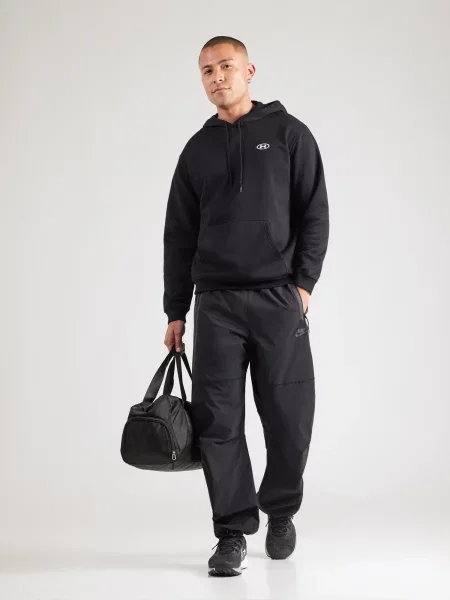 UNDER ARMOUR Športová mikina Rival / biela čierna