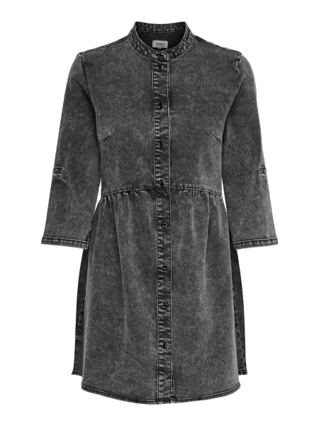 ONLY Dolga srajca CHICAGO temno siva