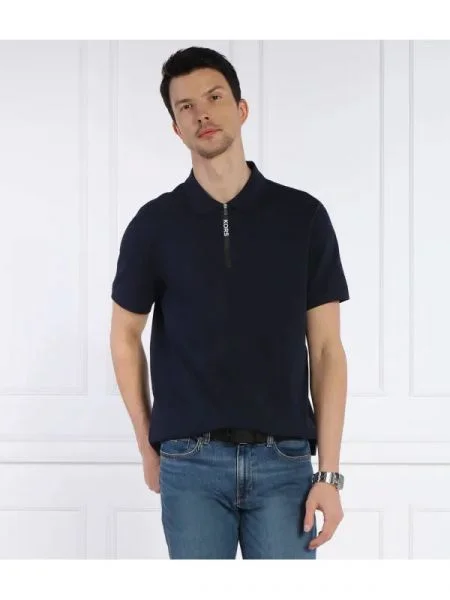 Michael Kors Tenisz póló SS ZIP LOGO kék
