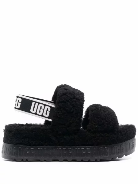 Sandale Ugg slingback negru