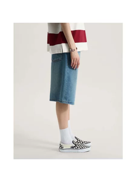 Pantaloni Vans în carouri gri