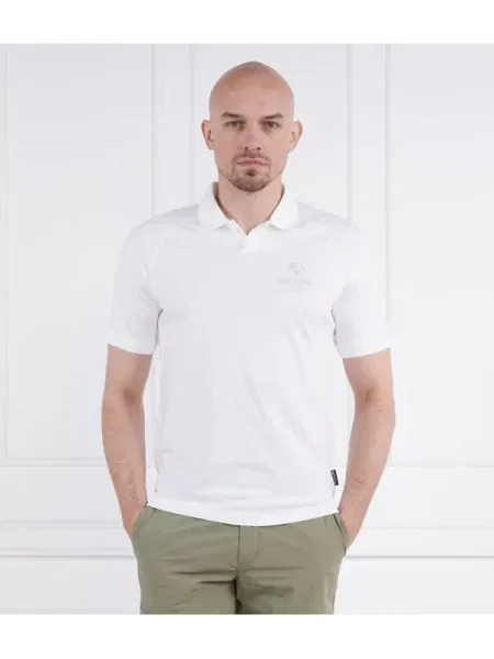 Napapijri Polo E-SANTIAGO SS BRIGHTWHITE alb