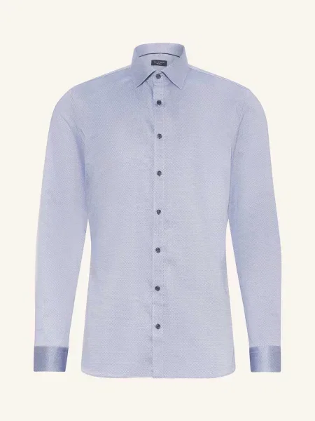 Olymp Koszula No. Six Super Slim blau granatowa